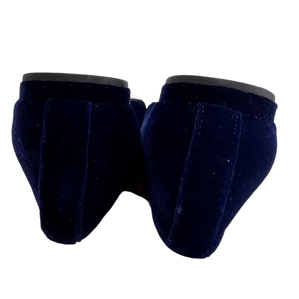 Lauren Ralph Lauren Lilah Blue Velvet Ballet Flats - Picture 9 of 13